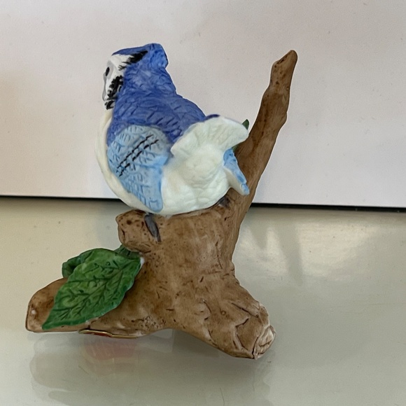 Lefton Bird Collection Porcelain Blue Bird Figurine Taiwan Vintage - Picture 12 of 12